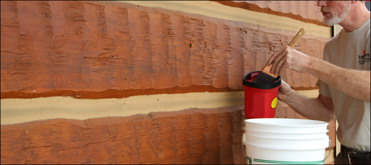 Professional Log Home Staining  Mebane,  North Carolina